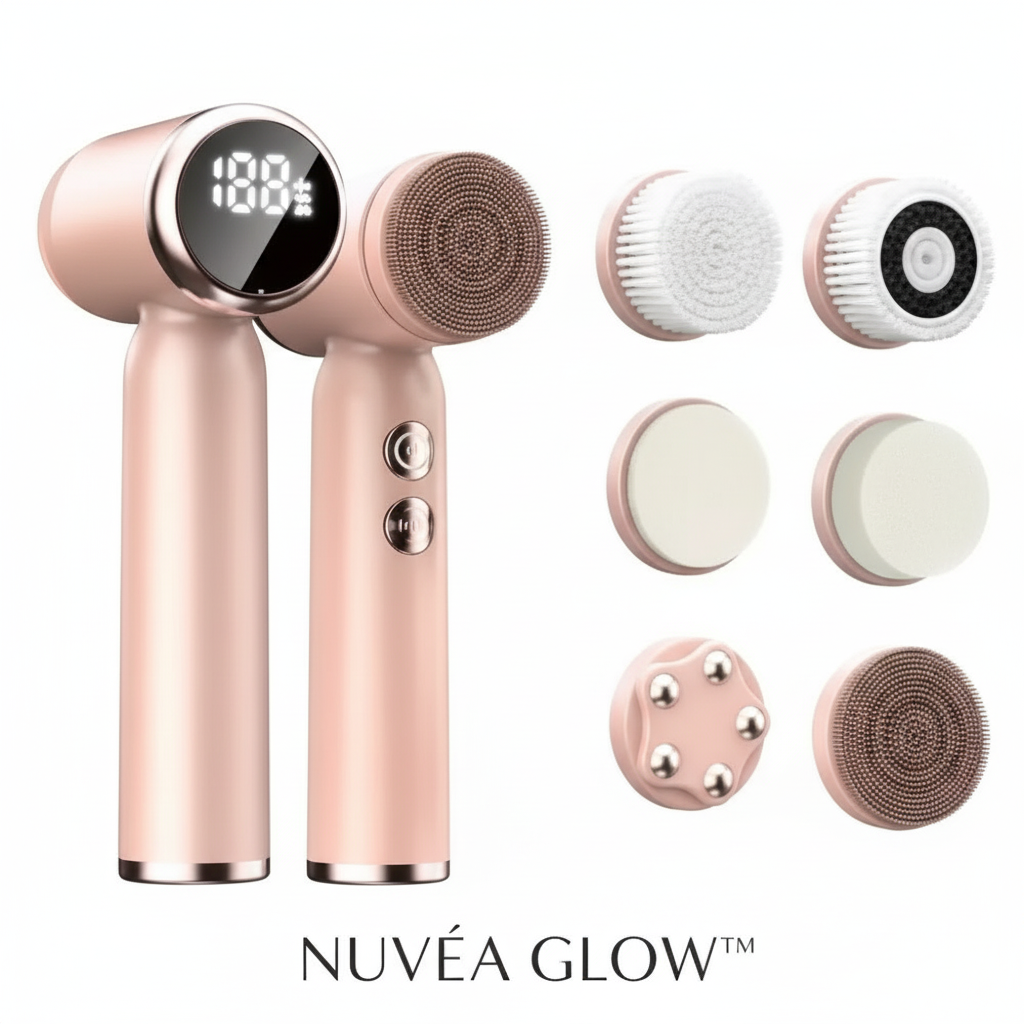 Kit brosse NUVÉA GLOW rose gold